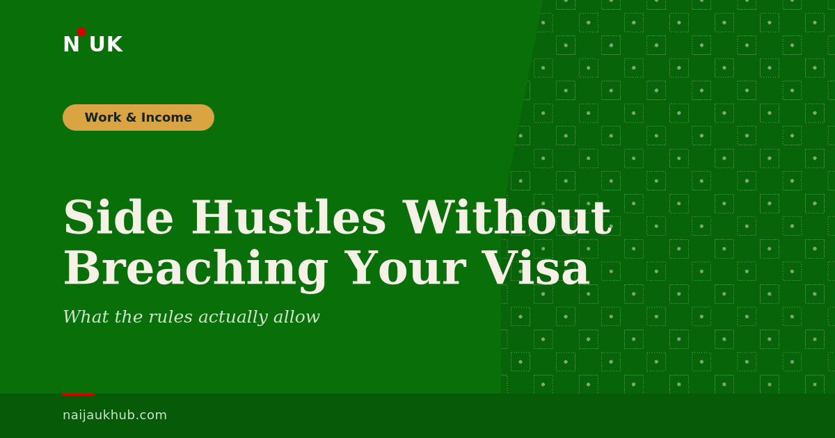 Side Hustles for Nigerians in the UK